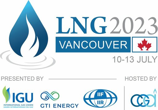 LNG 2023 conference logo