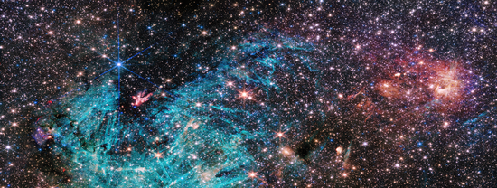 Image of the Sagittarius C in the Milky way